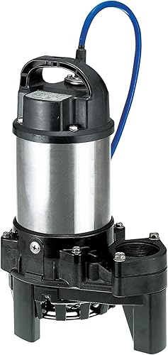 Tsurumi Pump 50TM2.75S | Bomba sumergible de titanio | 1 HP, 115 V, 2 pulgadas de descarga | Bomba premium ideal para aplicaciones de agua de mar o