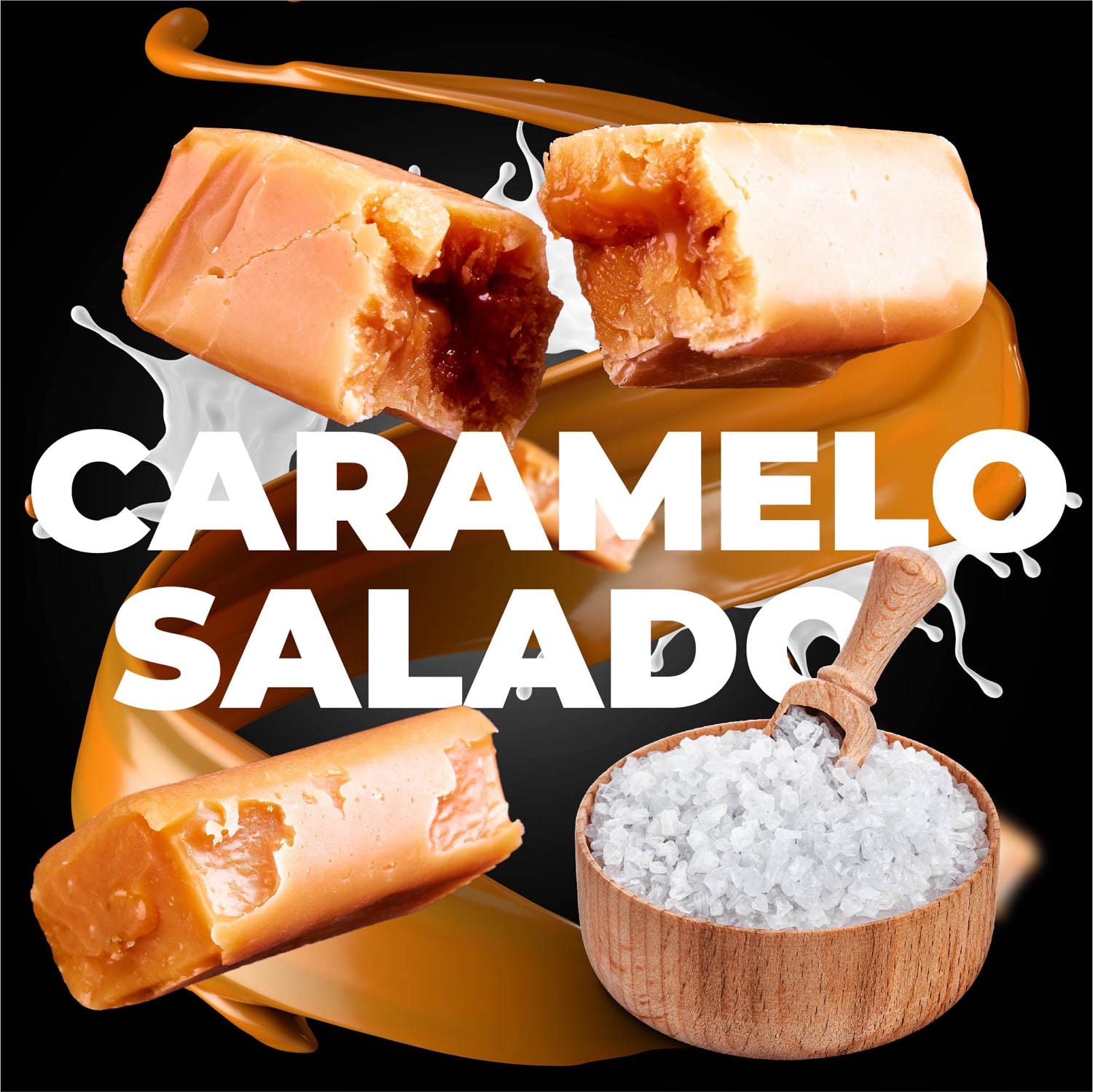 Mr Fudgesto Caramelos Tradicionales Sabor Caramelo Salado Toffee Artesanales Caja 900g