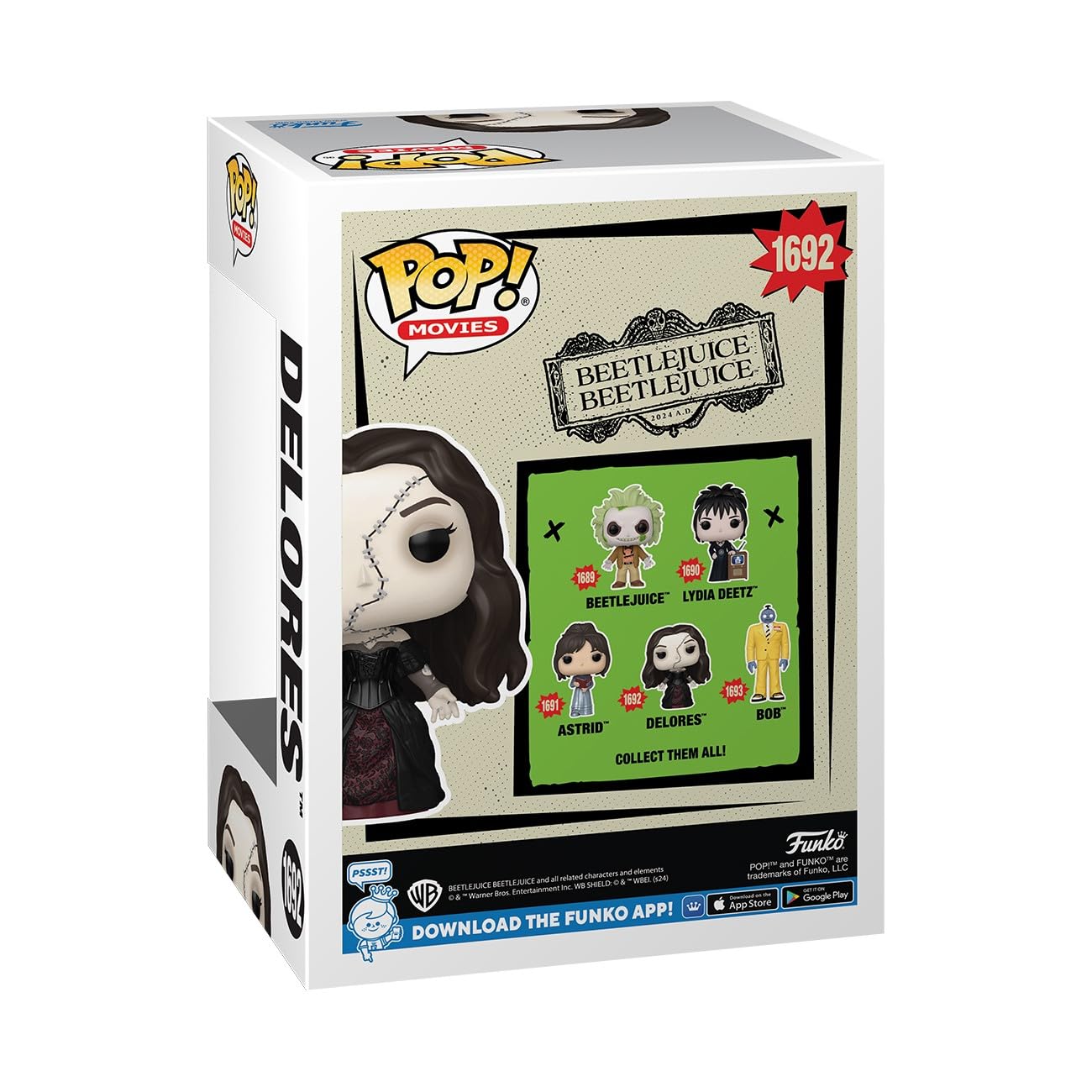 Funko Pop! Movies: Beetlejuice Beetlejuice, Delores, Collectable Vinyl Figure, Gift Idea, Official Merchandise - Image 3