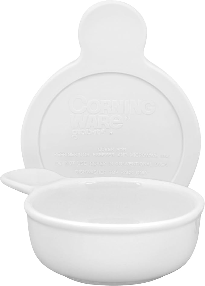 CorningWare 15Ounce Grab It with Plastic Cover Grab It