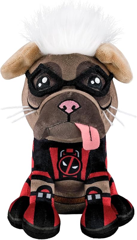 Bleacher Creatures Marvel Deadpool 3 Dogpool 8" Kuricha Peluche Sentado - Juguete Suave Inspirado en Chibi