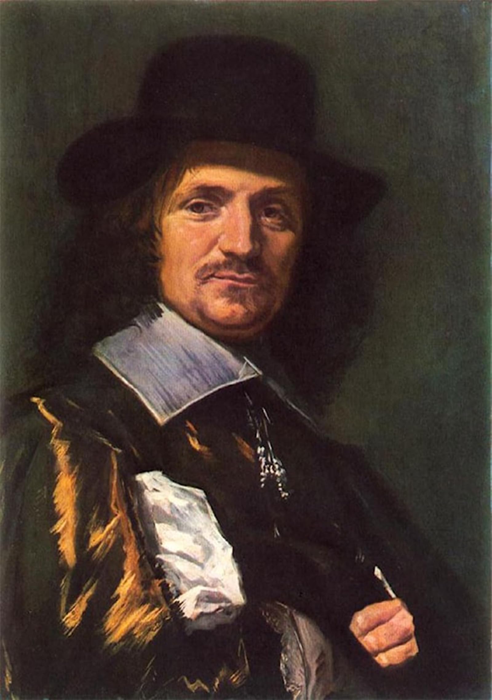 Posteriik No Frame Famous Modern Artwork Art Mural The Painter Jan Asselyn Frans Hals Oil Paintings Pictures For Home Decor 60X90cm
