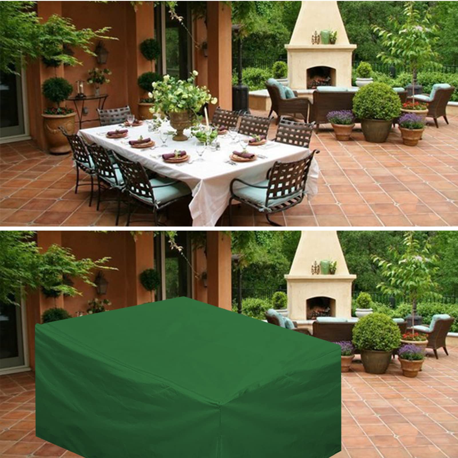 Housse Salon De Jardin,130x80x75cm(LxWxH) Oxford Tissu