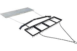 Yard Tuff Elite Series 6 Foot Baseball Field Spike Drag with Leveling...