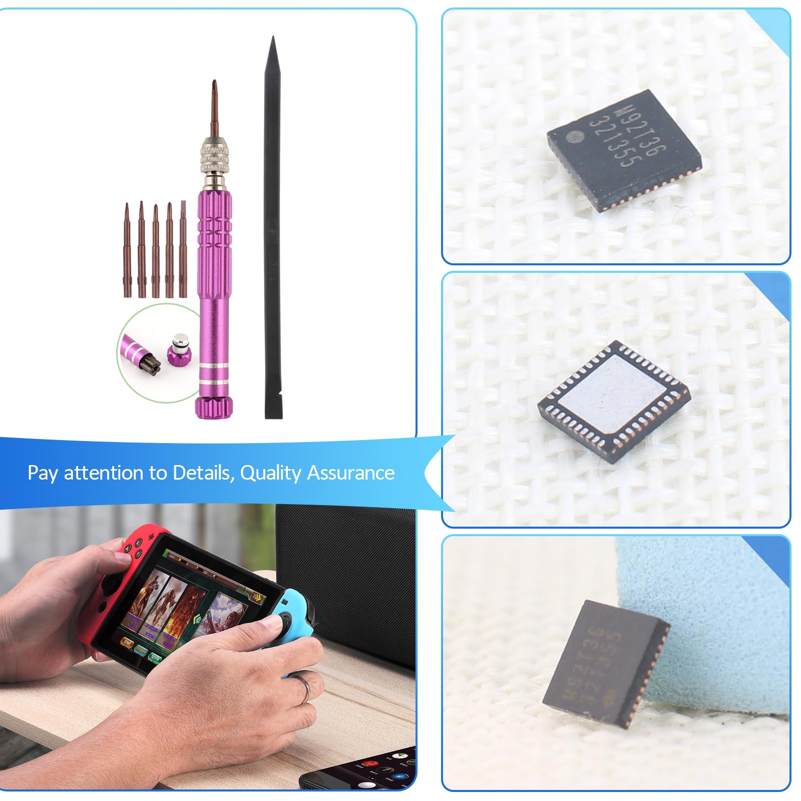 ニンテンドースイッチマザーボード用Juleyaingの代替充電充電制御ICチップM92T36 Amazon.co.jp: Nintendo Switch M92T36 USB-C 電源充電制御 IC チップ