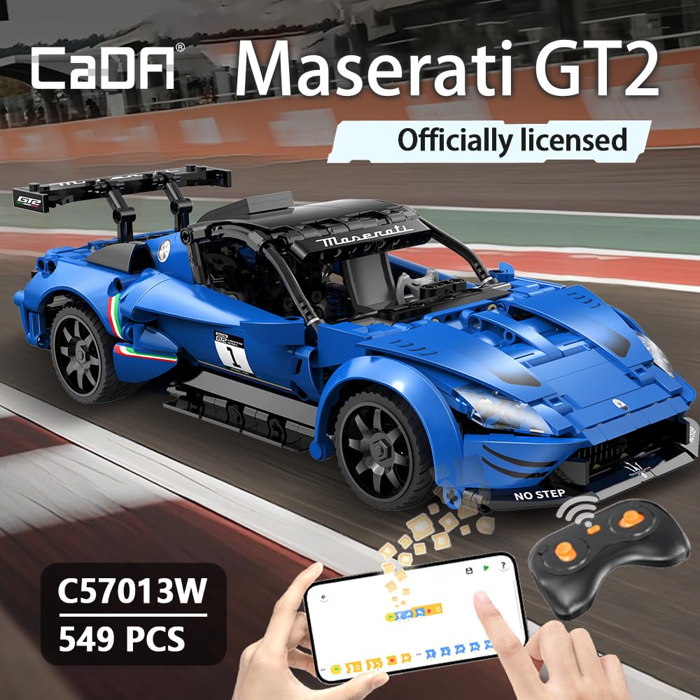 Amazon.com: CaDA C57013W Technik Maserati GT2 1:14 Building Blocks