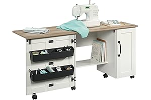 Amazing Sauder Craft/Sewing Cart Station with Ample Storage
