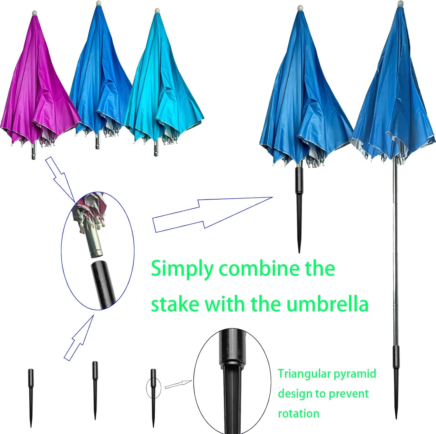 Prriudy Umbrella Sunshade Plant Cover, Outdoor Garden Shade Umbrella for Plants