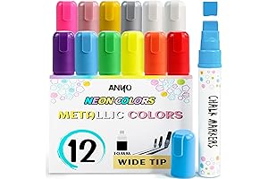 12 Pack Ultimate Car Window Markers. Enjoy Creative Drawing, Smooth Writing While...