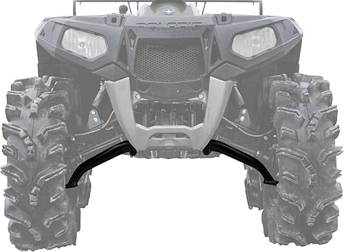 SuperATV Brazos A inferiores de alta holgura para Polaris Sportsman 5508501000 (ver ajuste) Espacio adicional de 1.25 pulgadas Funciona con
