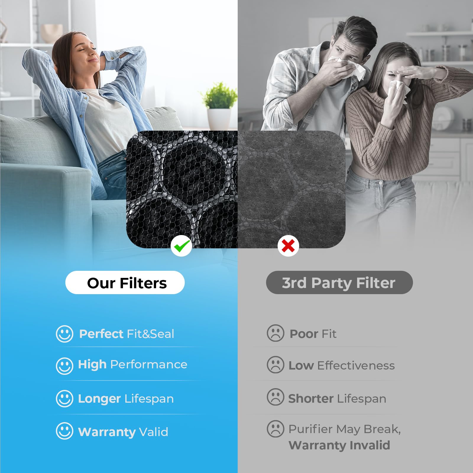 Killer Filter Replacement For Wix 51418 (pack Of 4 X 542404 Air