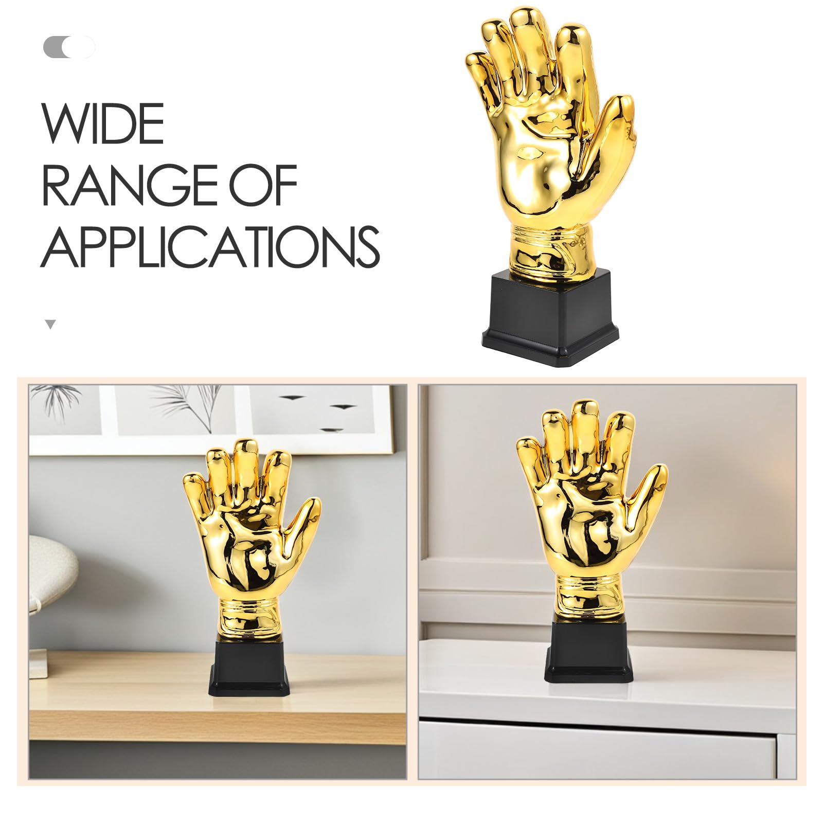 Trophée Gardien De But En Plastique Doré – Récompense Pour Matchs De Football, écoles Et Amateurs, 26 Cm