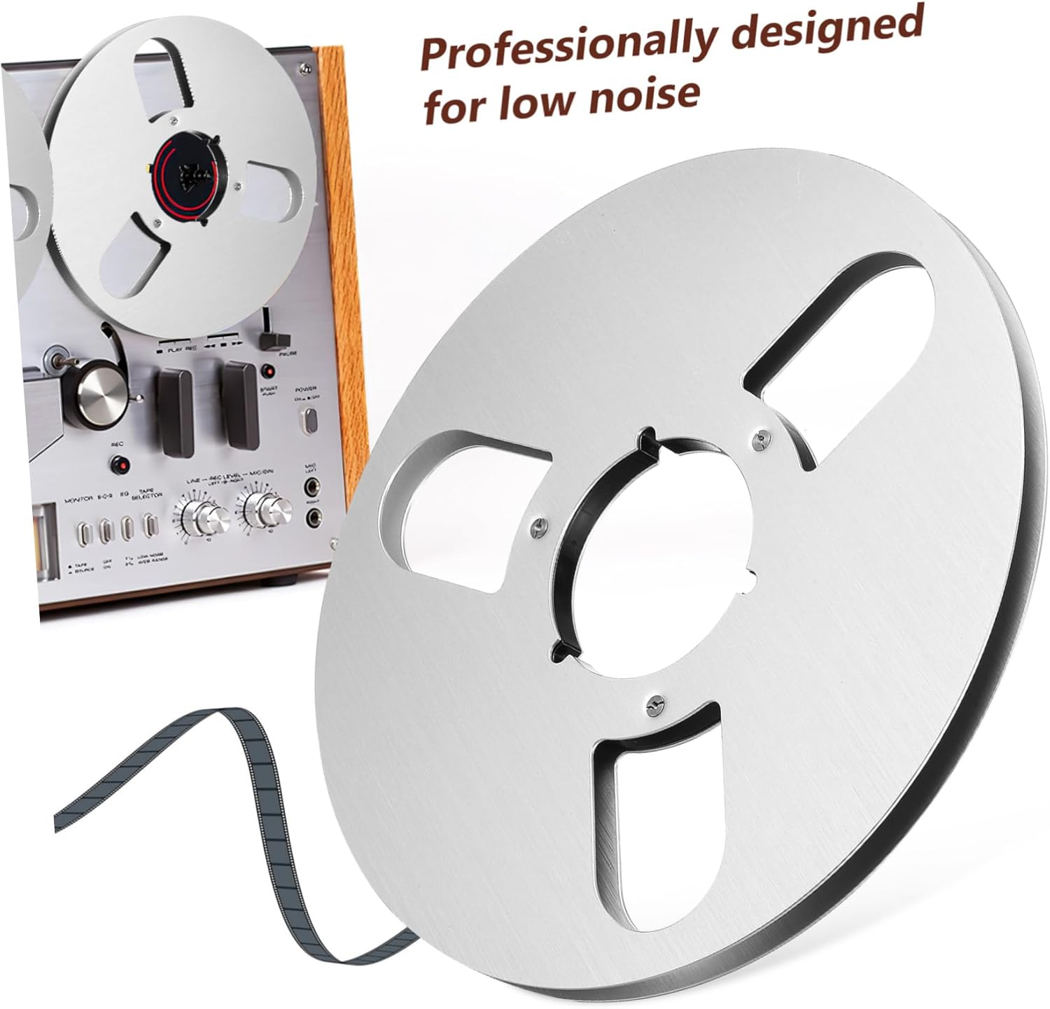 Homoyoyo 3holes Tape Reel Aluminum Alloy Accessory Design for Restoring Low Noise Construction