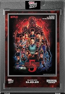 2025 Topps Now Stranger Things #STRA Season 5 Cover Art Base Card