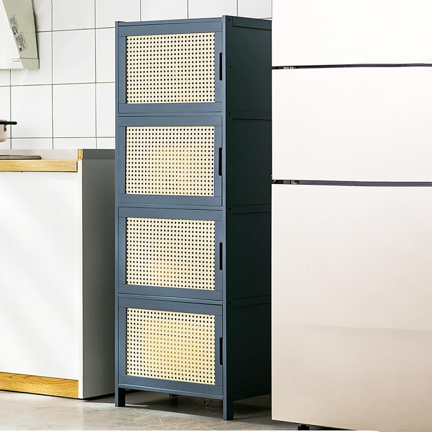 BHGFYXBS Freestanding Kitchen Sto Cabinet With Doors Versatile Sideboard & Cupboard For Pots Pans Ses Ideal For Living Room & Pantry,B-43 * 32 * 126Cm,B-43 * 32 * 126cm