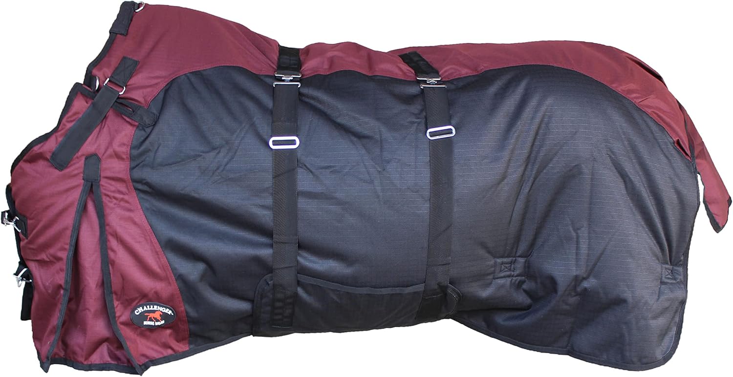 82" 1200D Horse Turnout Waterproof Heavy Weight Winter Blanket 5EE20BG