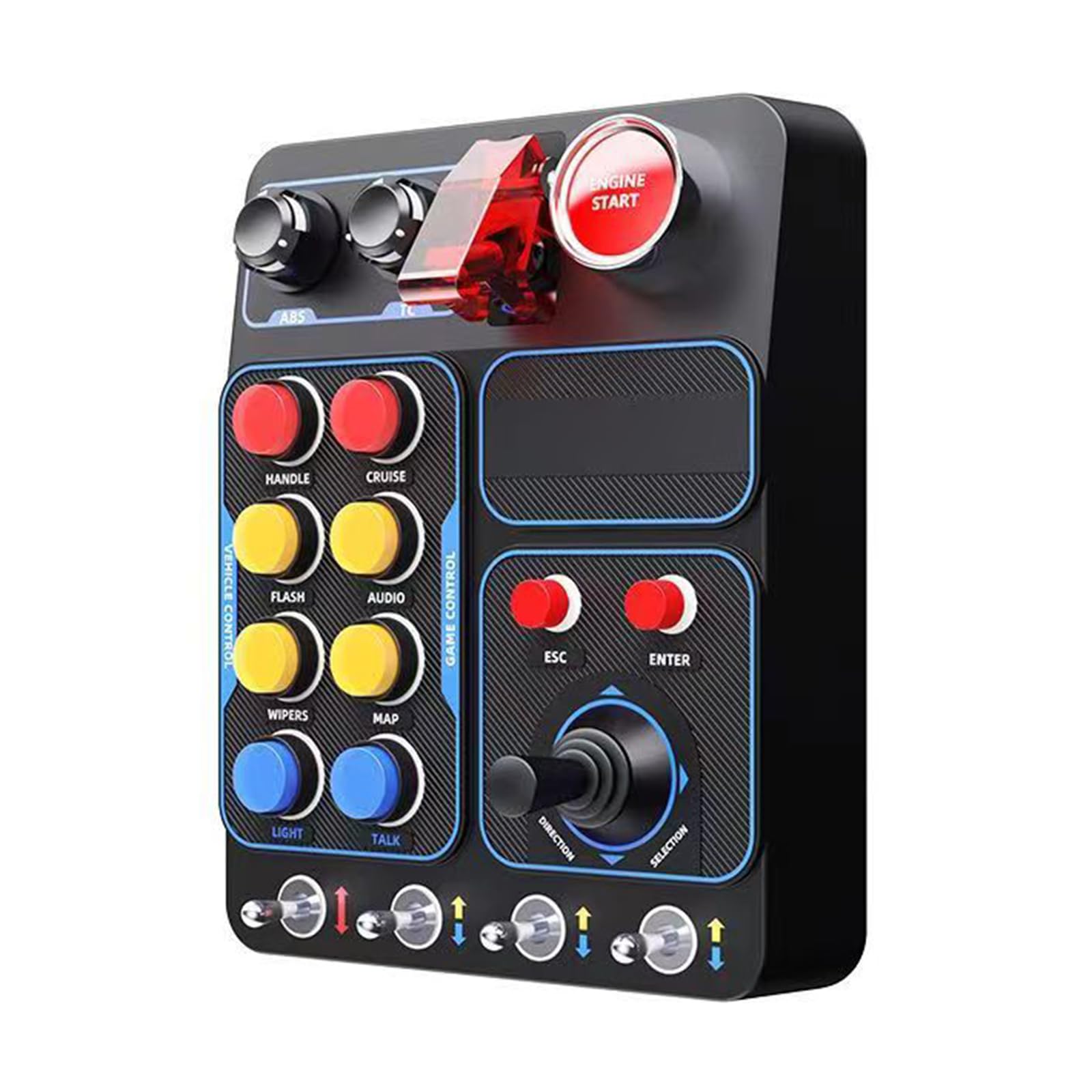 CB1 Multifunktions Race Emulator Controller, zentrale Controller Box, integrierte LED Lichteffekte, einstellbare Helligkeit, Europa Truck Emulator