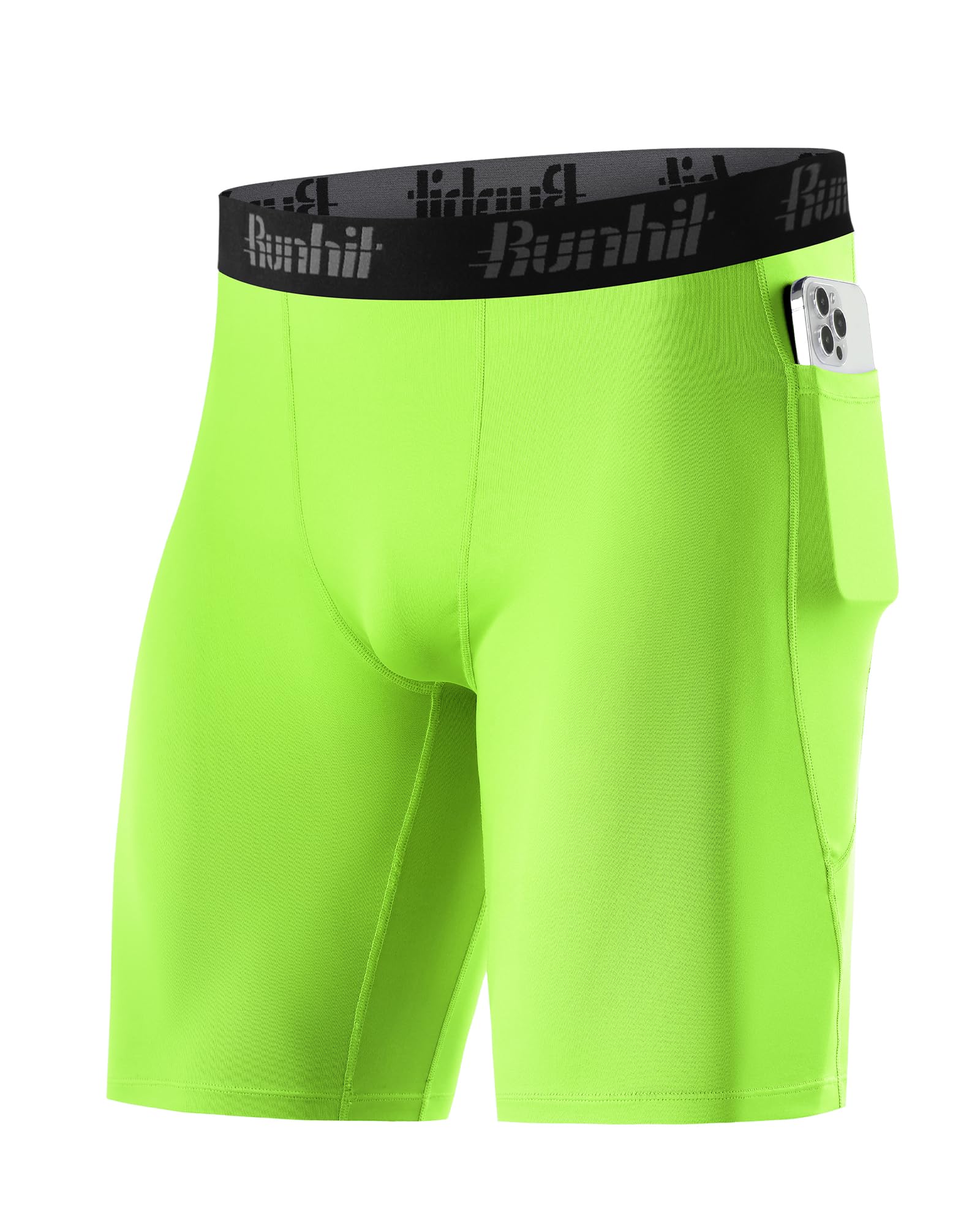 Pantalones cortos de compresión para evitar rozaduras al correr y entrenar en el gimnasio 8