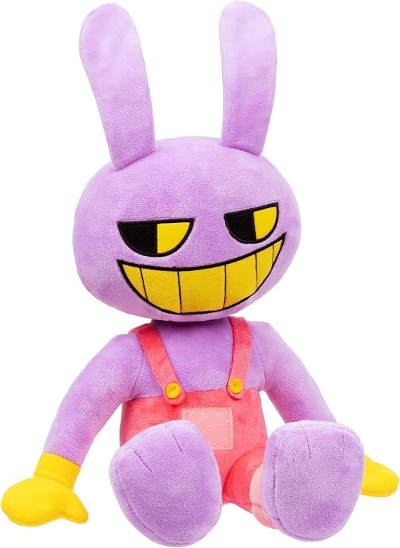 Amazing Digital Circus Deluxe Large Plush Figures: Jack, 8/8 Soft Figure, Premium Materials and Embroidery, Pom Pom, Jack, Zooble, Gangle, and Gummigoo