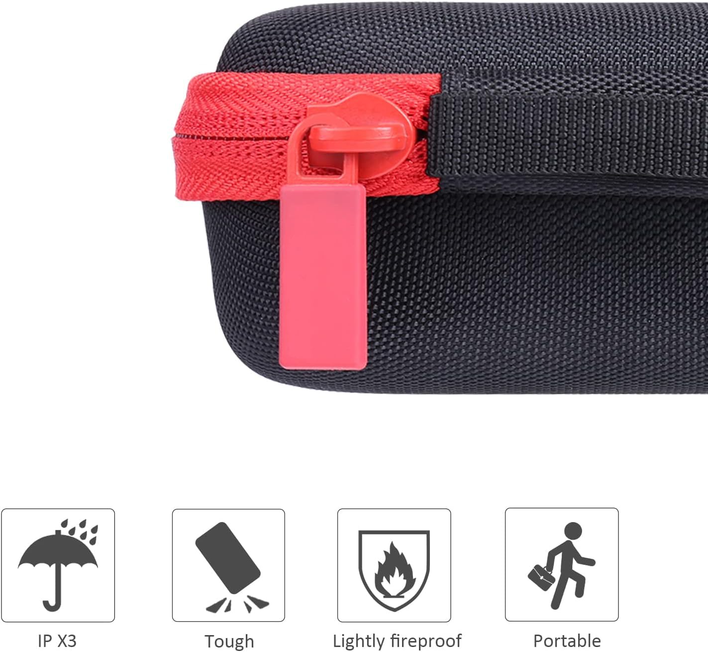 co2CREA Dur Étui de Voyage Rigide Housse Cas Coque pour Xvive U2 Émetteur/récepteur numérique(boîte Seule,Case Only)