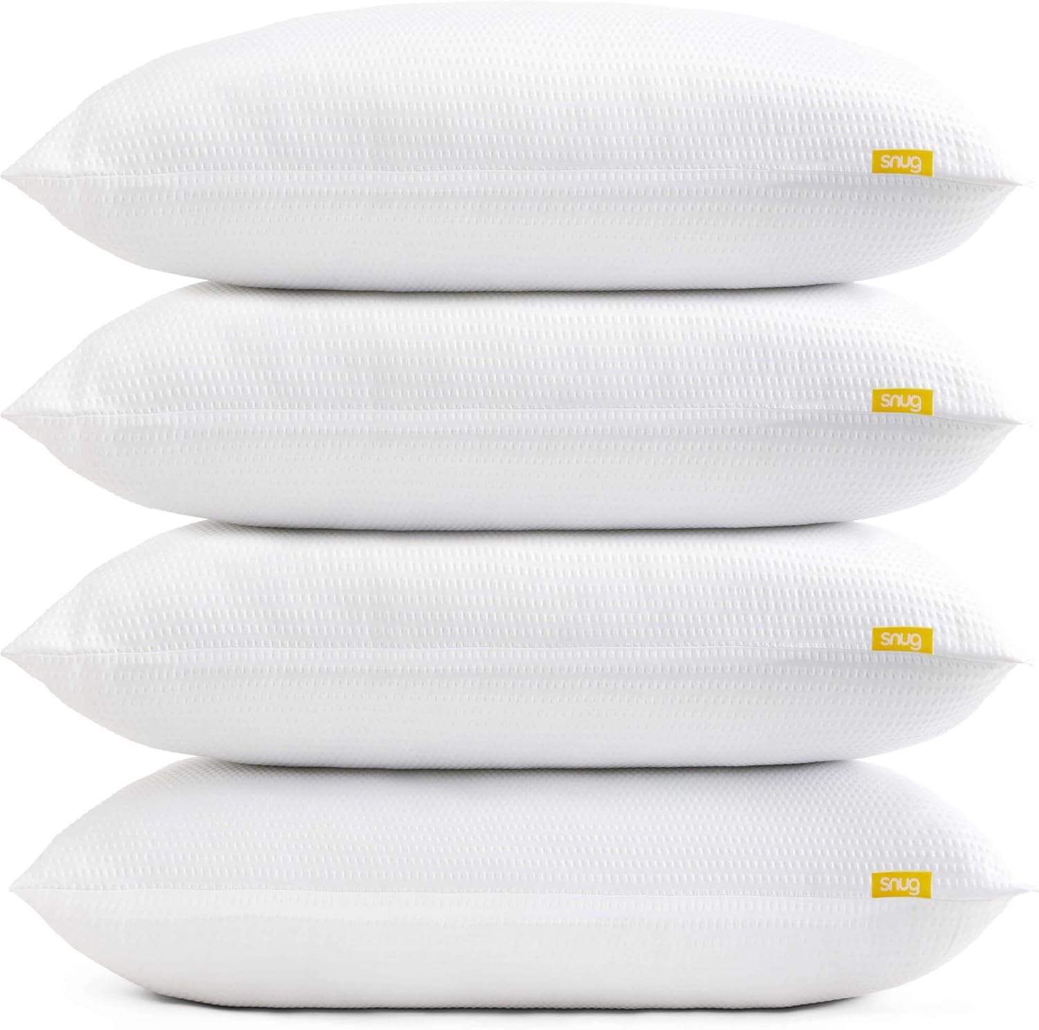 Snug Blissful Bedtime Pillows 4 Pack Luxury Hotel Quality Pillows