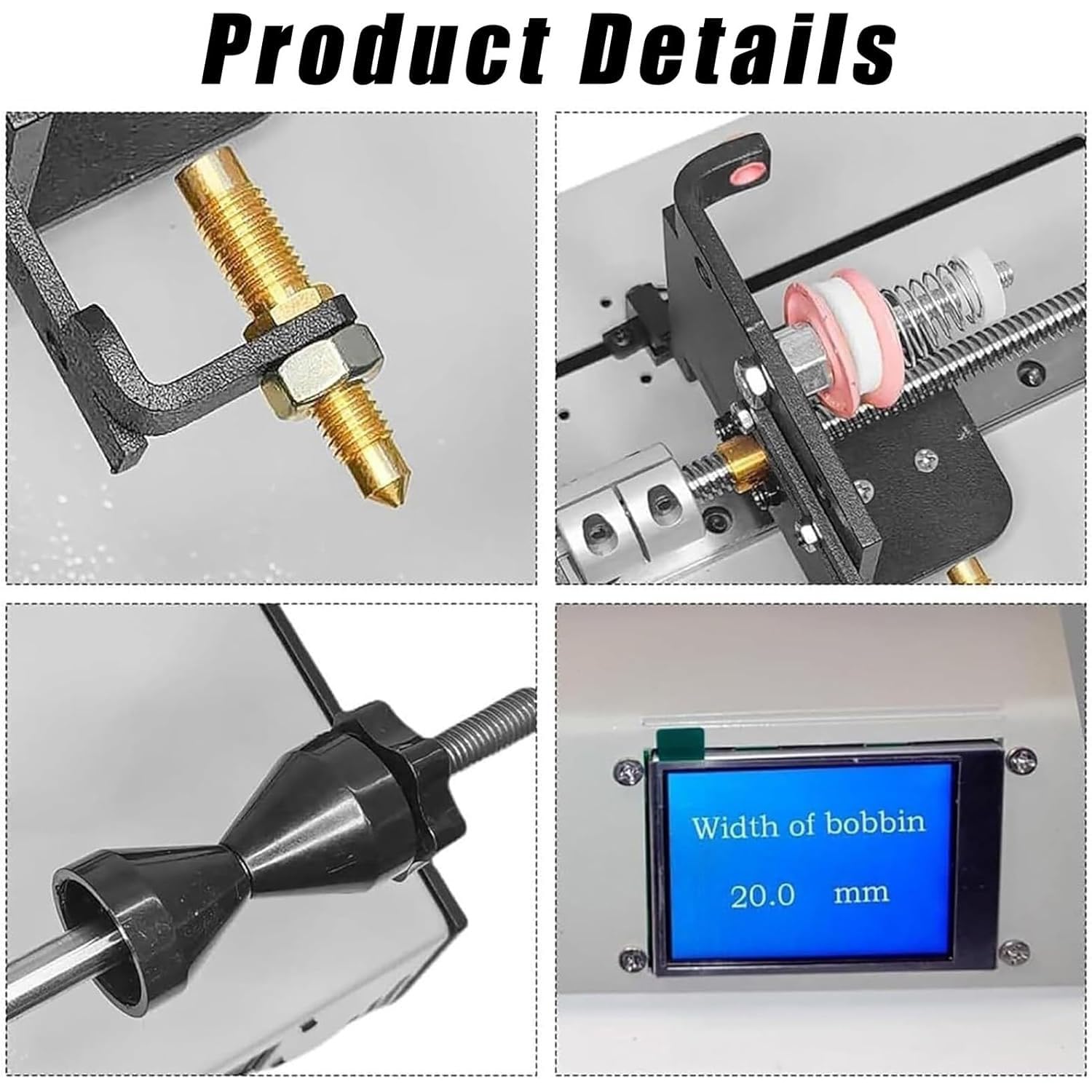 Automatyczna maszyna do nakręcania kabli z ekranem LCD Cyfrowa pamięć Precision Spacing 120-900 RPM Prędkość Regulowana dla taśm z metalowego drutu