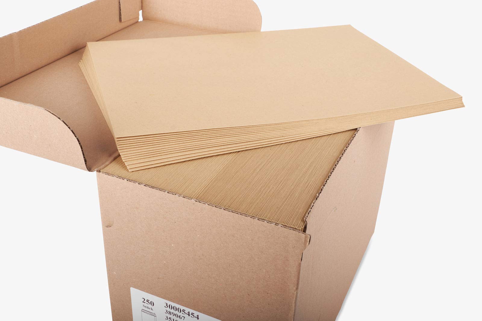 KK Verpackungen Versandtaschen DIN C4 229x324 mm | 5000 Stück, 110 g/m² haftklebend | Briefumschläge ohne Fenster | Braun für DIN A4