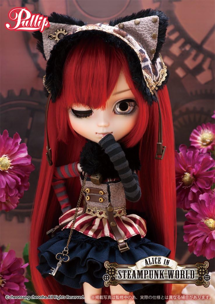 Tор Brаndѕ Pullip Cheshire Cat in STEAMPUNK WORLD (CESA cat Inn steampunk world) P-183 approx 310 mm ABS made of pre-painted PVC figure Suреr Brаndѕ Pullip Cheshire Cat in STEAMPUNK WORLD (CESA cat Inn steampunk world) P-183 approx 310 mm ABS made of pre-painted PVC figure
