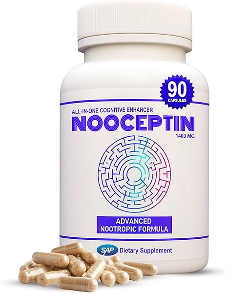 All-in-One Cognitive Enhancer – Full Spectrum Nootropic Brain Support Supplement with Advanced Formula to Boost Productivity, Mental Clarity, Calm Focus, and Performance – 90 Capsules