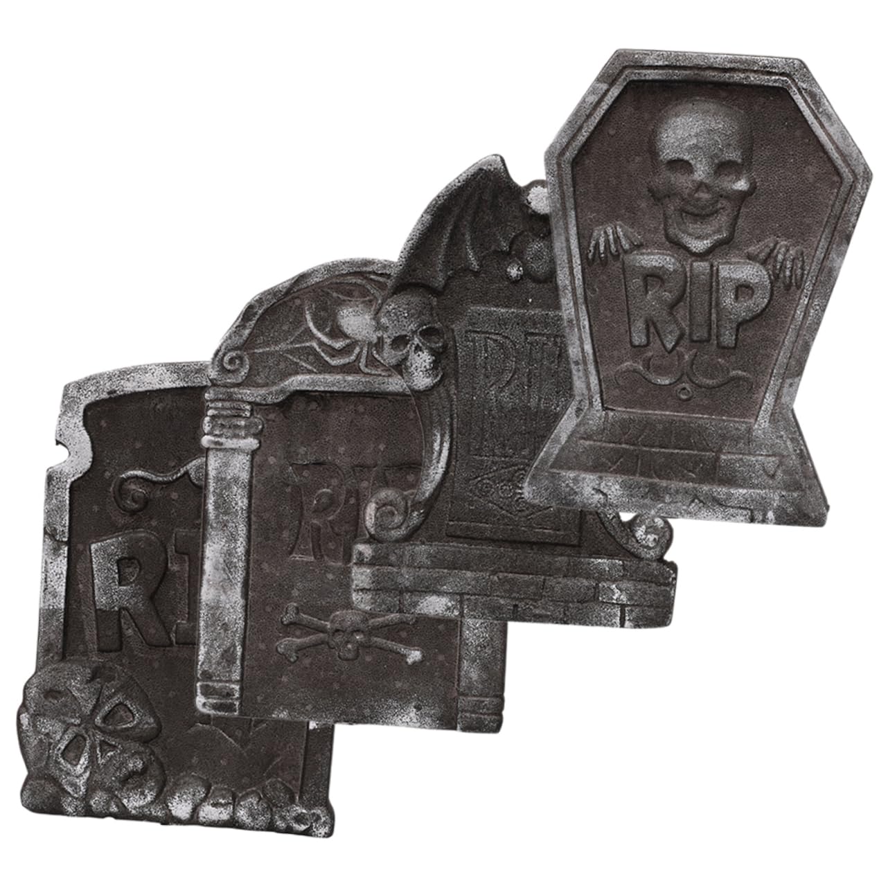 BESTonZON 4 Pz decorazione della lapide halloween maschete decorazione halloween addobbi statue di lapidi del cimitero decorazione in schiuma di halloween adornare finta lapide del partito