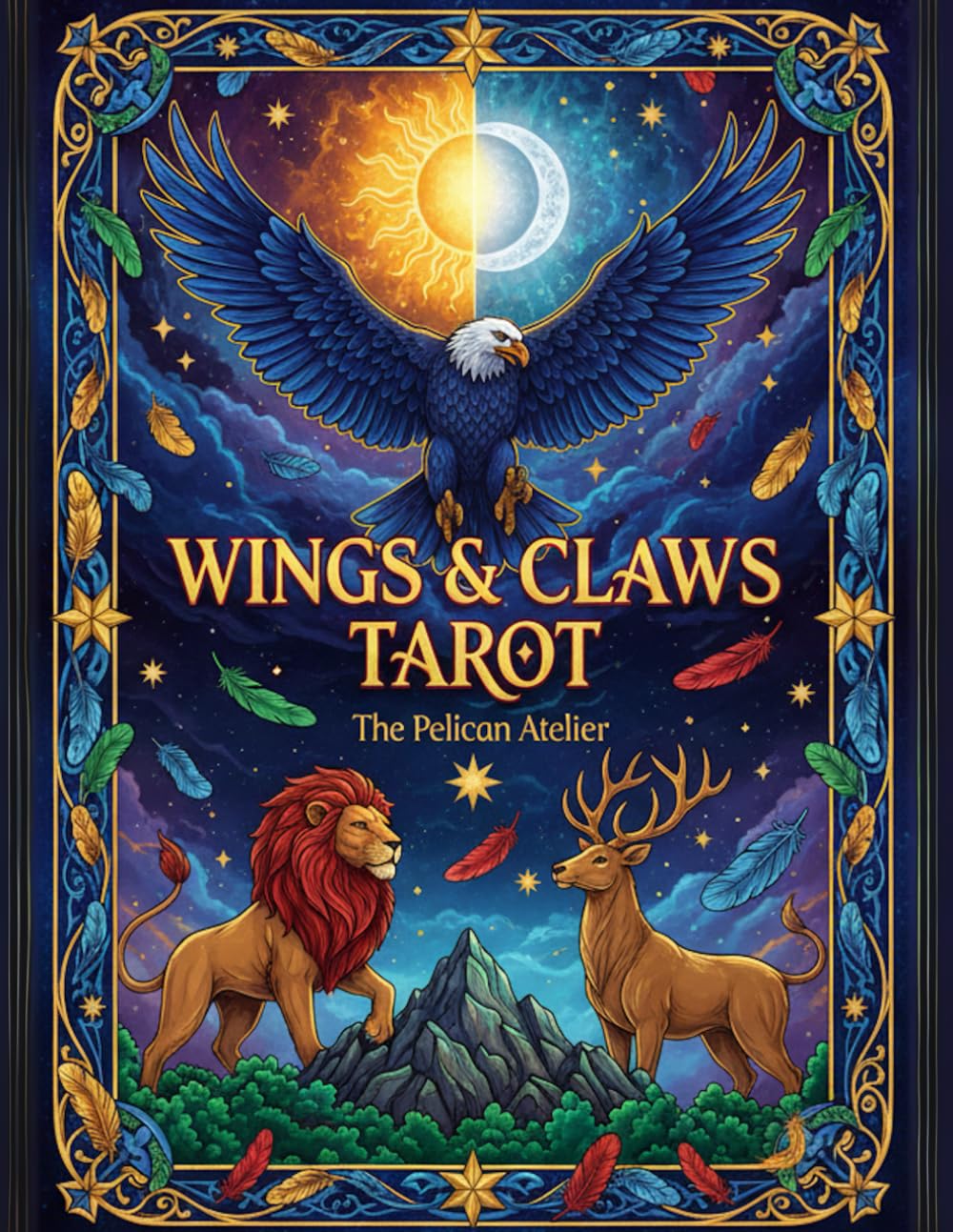 Wings & Claws Animal Tarot: 78 Spirit Archetypes for Intuition & Inner Wisdom (Inward Journeys Coloring Books for Mindful Exploration)