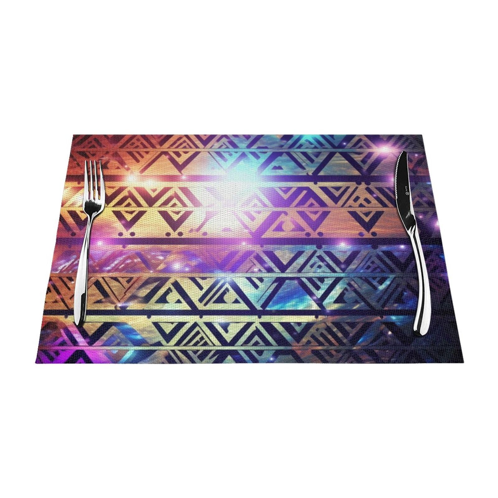 Sets de table brillants lot de 4 - 45x30 cm antidérapants pour la cuisine