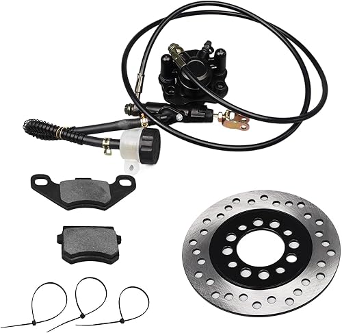 Sistema de pinza de freno de disco trasero hidráulico compatible con Dirt Bike Quad Wheel ATV Go-kart 150cc 200cc 250cc Dune Buggy