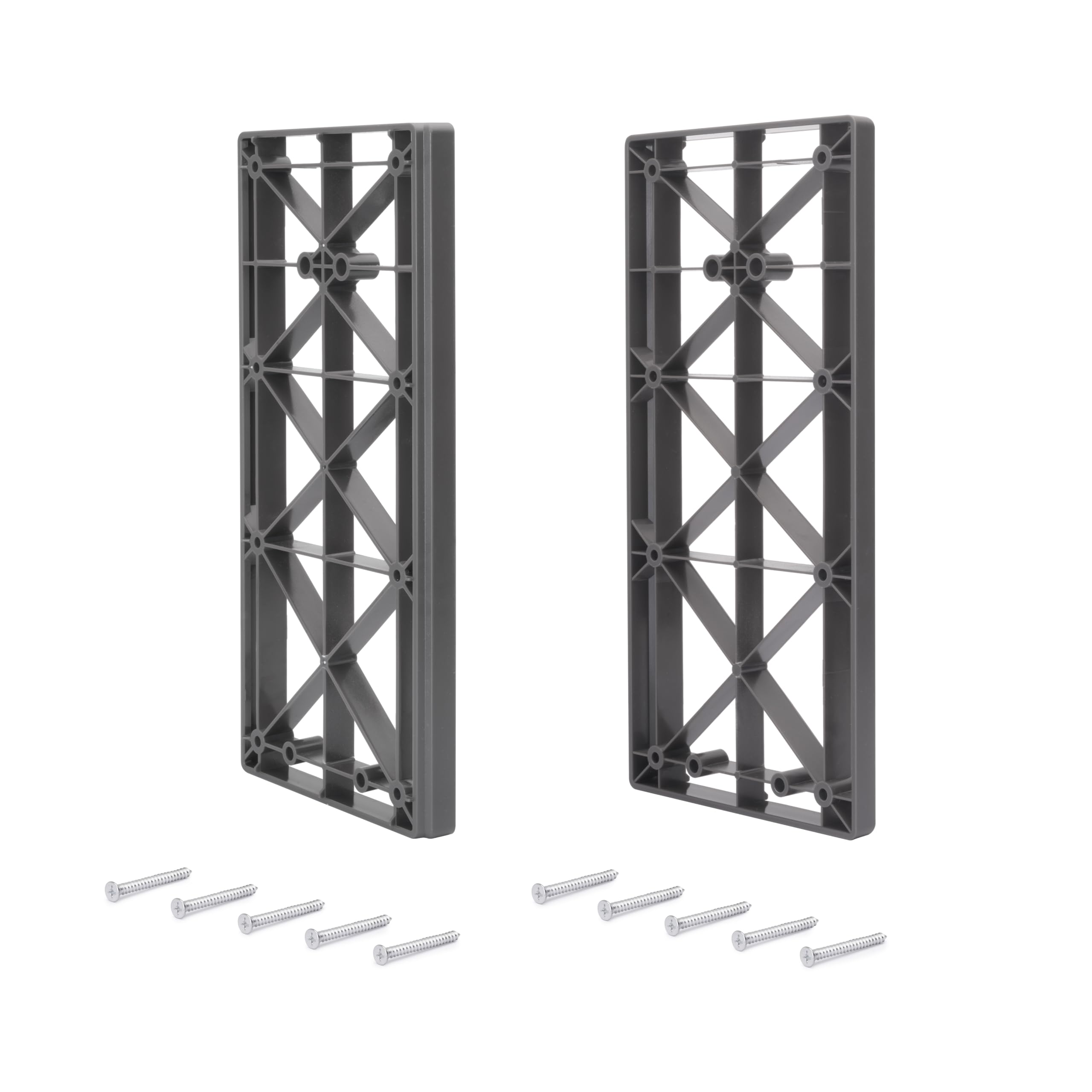 Emuca - Side Spacer for Folding Clothes Rail for Wardrobes Sway Plastic Titanium