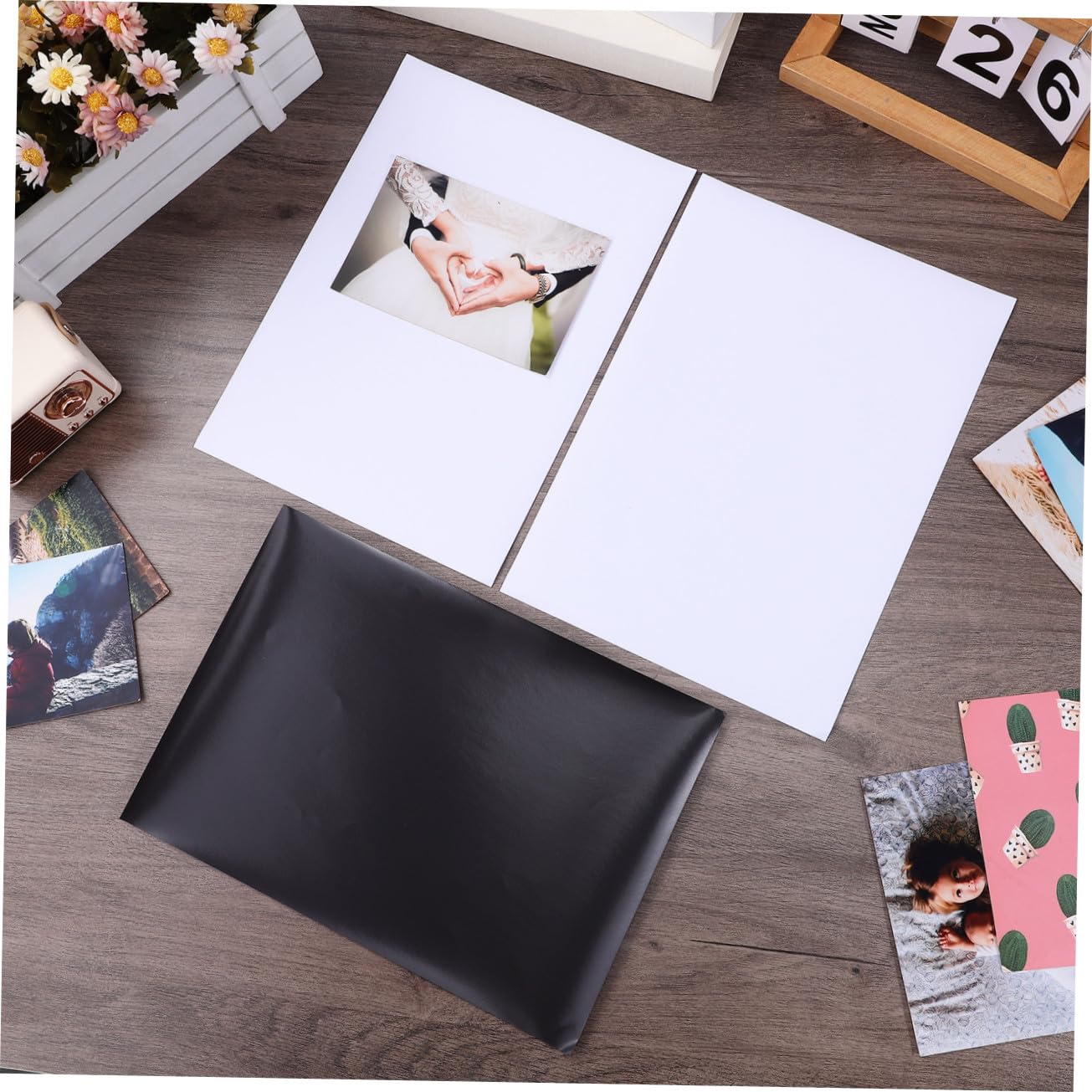 10 Hojas Magnéticas Imprimibles, A4, para Impresoras Estándar, Papel Imantado Brillante para Posters, Álbumes de Fotos y Manualidades
