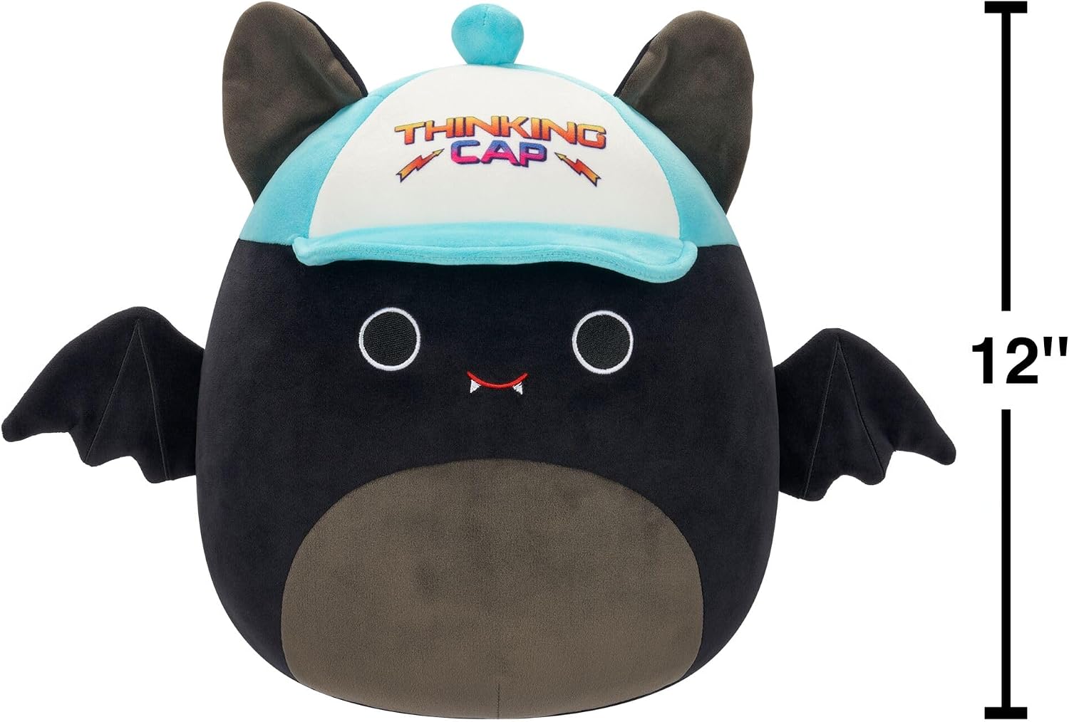 Squishmallows Original “Stranger Things” 12in Emily The Bat Plush - Official Jazwares Plush (Medium-Sized)