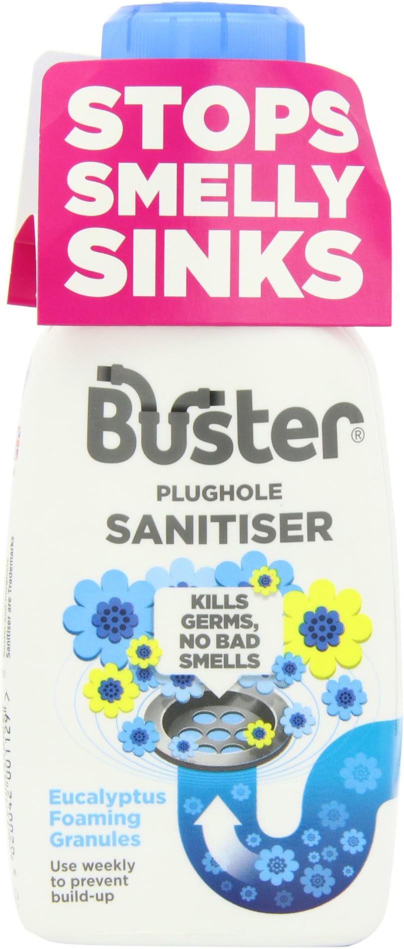Buster Plug Sanitiser Granules 300 g (Pack of 3)