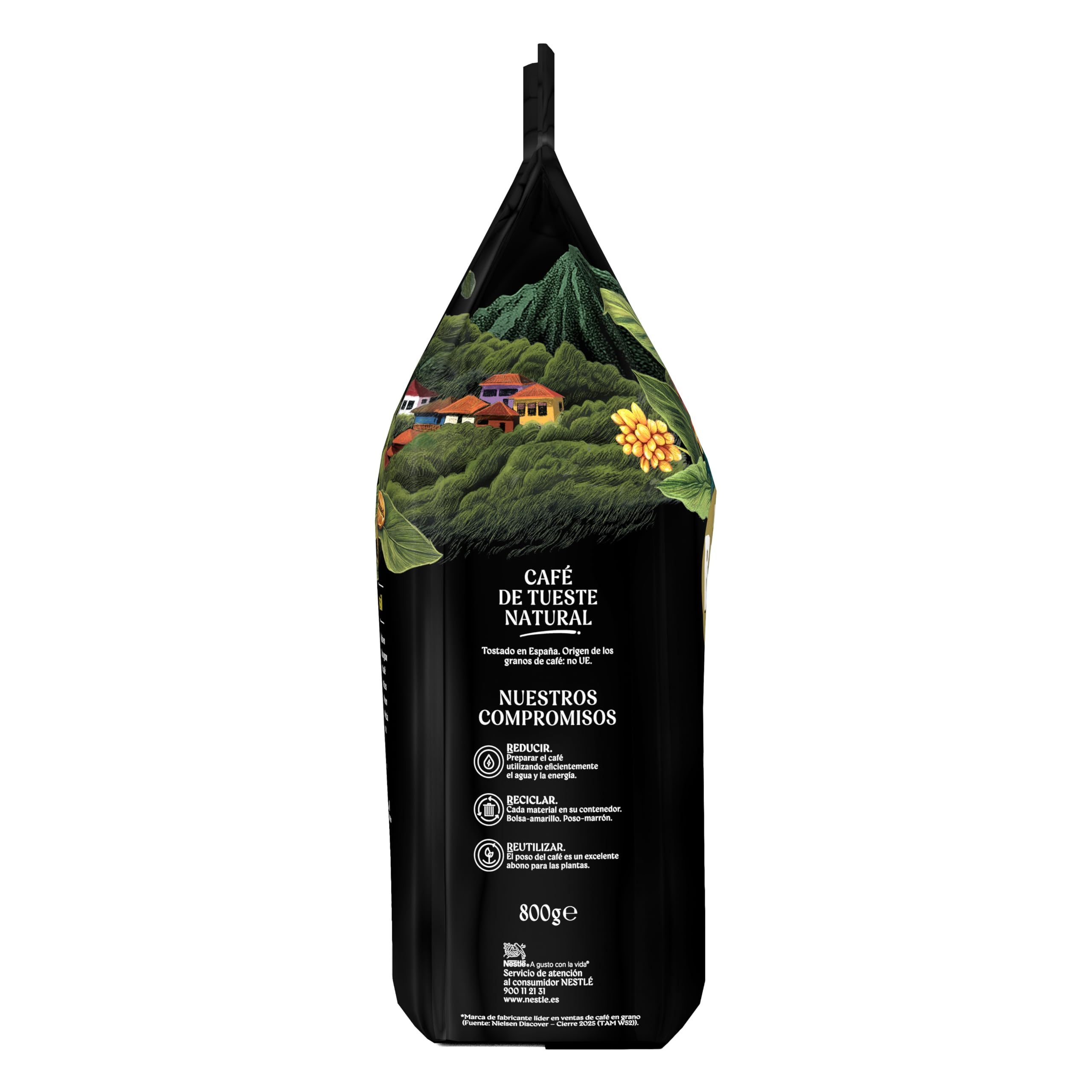BONKA Cafe Grano Natural Arábica Brasil 800g