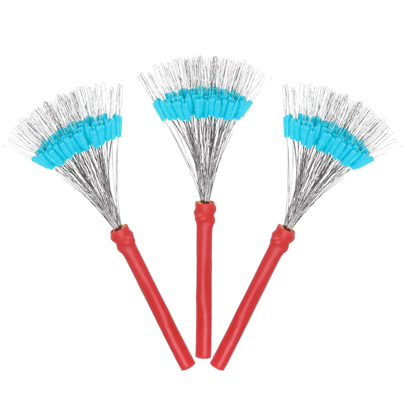 TIXIPEM Fishing Bobber Stops [300PCS] Column Floats Sinker Stops Use for Streams & Lake & River Fishing - [Light Blue - Silicone] Fit 0.6-1.5 mm Wire Beads Float Stopper