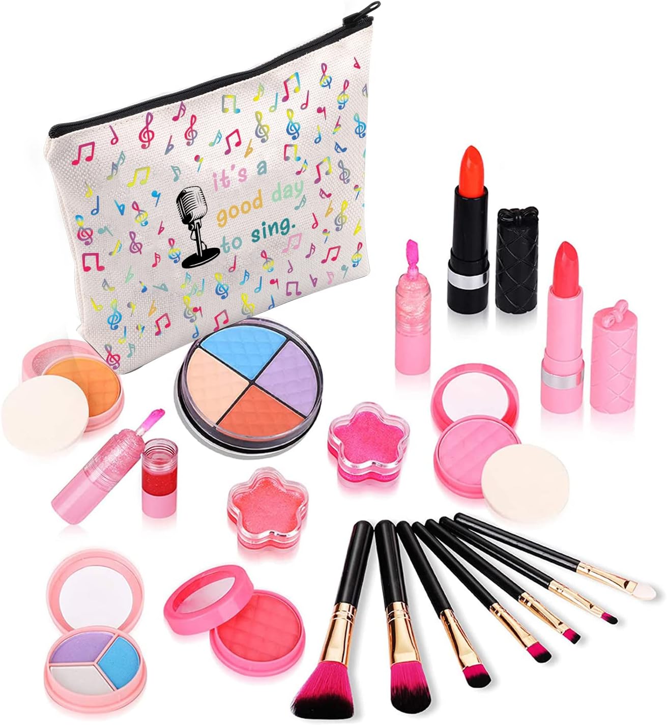 ZJXHPO Singer Survival Kit Music Lover Gift Its A Good Day To Sing Makeup Bag With Zipper Vocalist Cosmetic Bag Karaoke Gift (To Sing) - Image 4