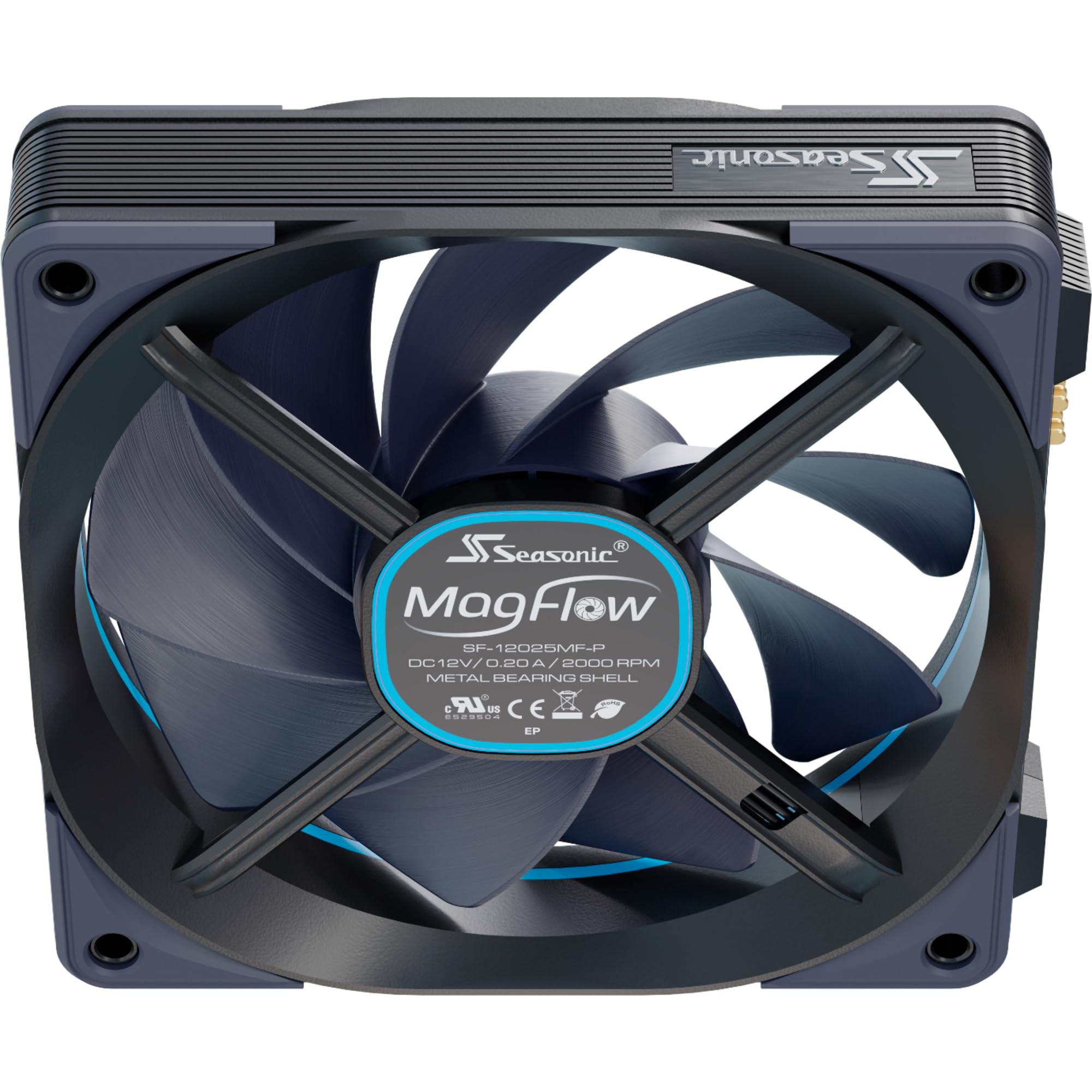 Seasonic Ventola MagFlow 1225PWM 3 Fan Kit