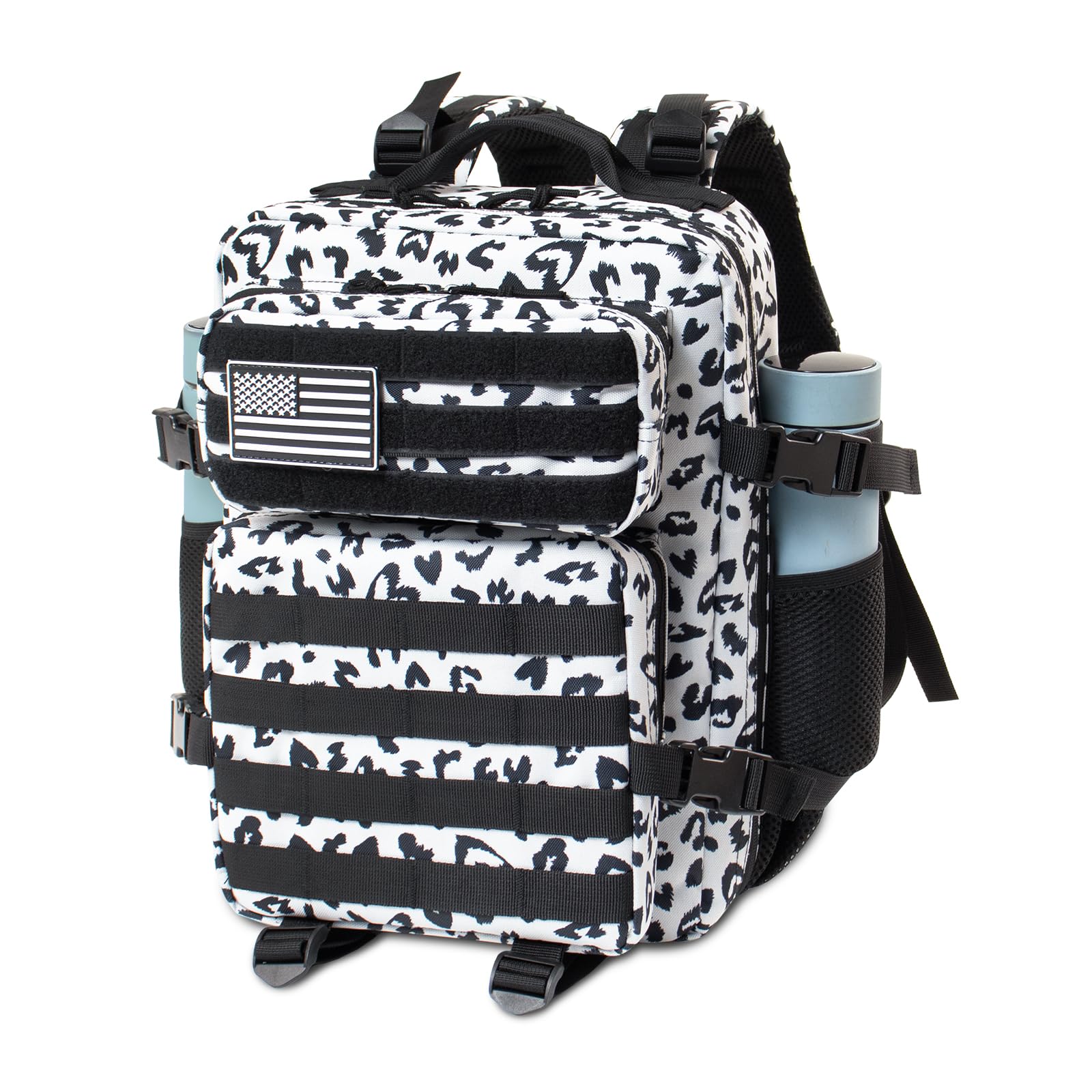 CtopxCone 25L Small Military Tactical Backpacks For Men Camping Hiking Trekking Daypack With Bottle Pouch Bug Out Bag Lage MOLLE DayPack - 25L Heart