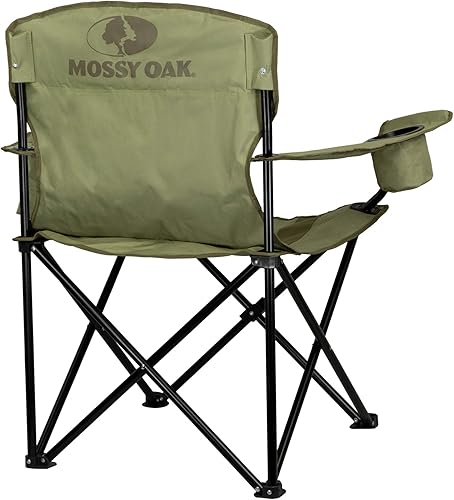 Miniatura 2 de Mossy Oak silla de campamento resistente, plegable, silla de jardín