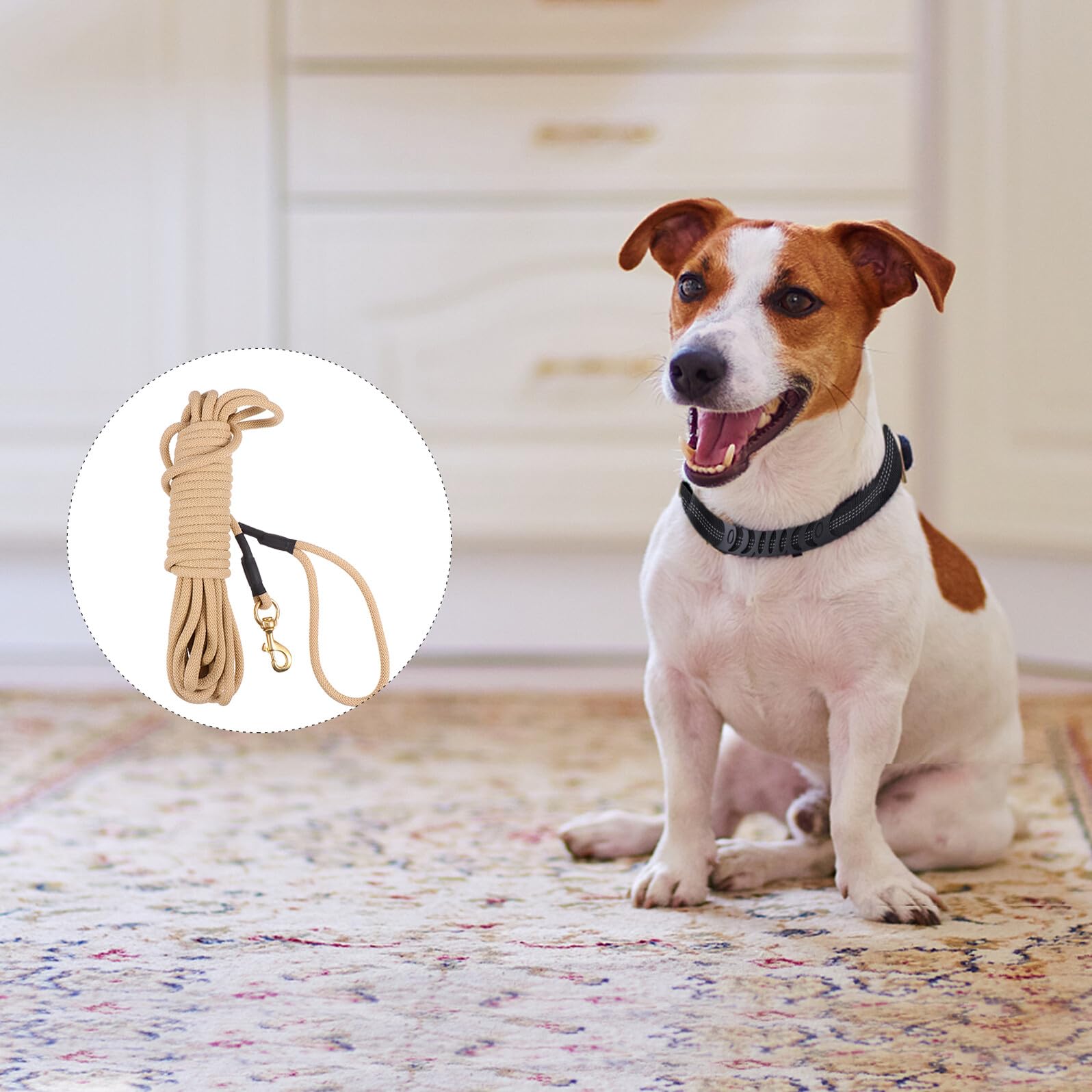 KOMBIUDA Correa para Perros Grande Metros Resistente y Gruesa Cuerda Larga para Entrenamiento y Paseo al Aire para Correr y Actividades al Aire