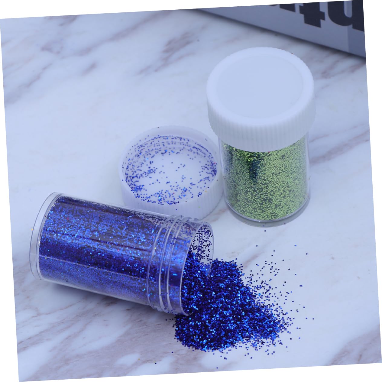 NUOBESTY 2 Piezas De 12 Lentejuelas Holográficas Con Purpurina Hechas A Mano Para Proyectos De Manualidades Infantiles Y Decoración.