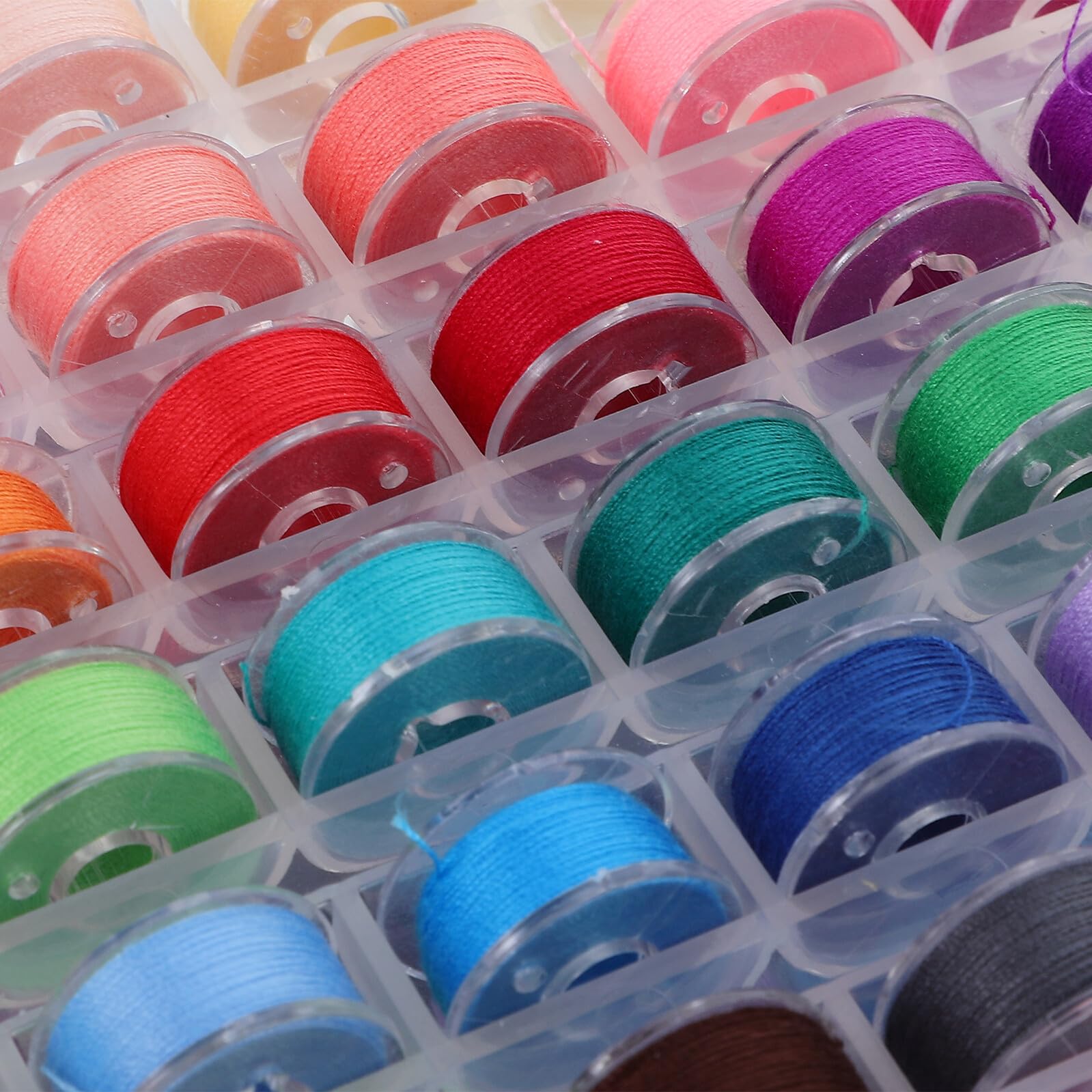 SOIMISS Set de Hilos para Coser y Máquinas con 111 Piezas, Surtido de 39 Colores Variados, Material de Costura Multifuncional para Principiantes y Profesionales, Uso en Manualidades