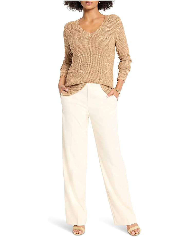 NIC+ZOE Shimmer Waffle V-neck Sweater - #4 of 4