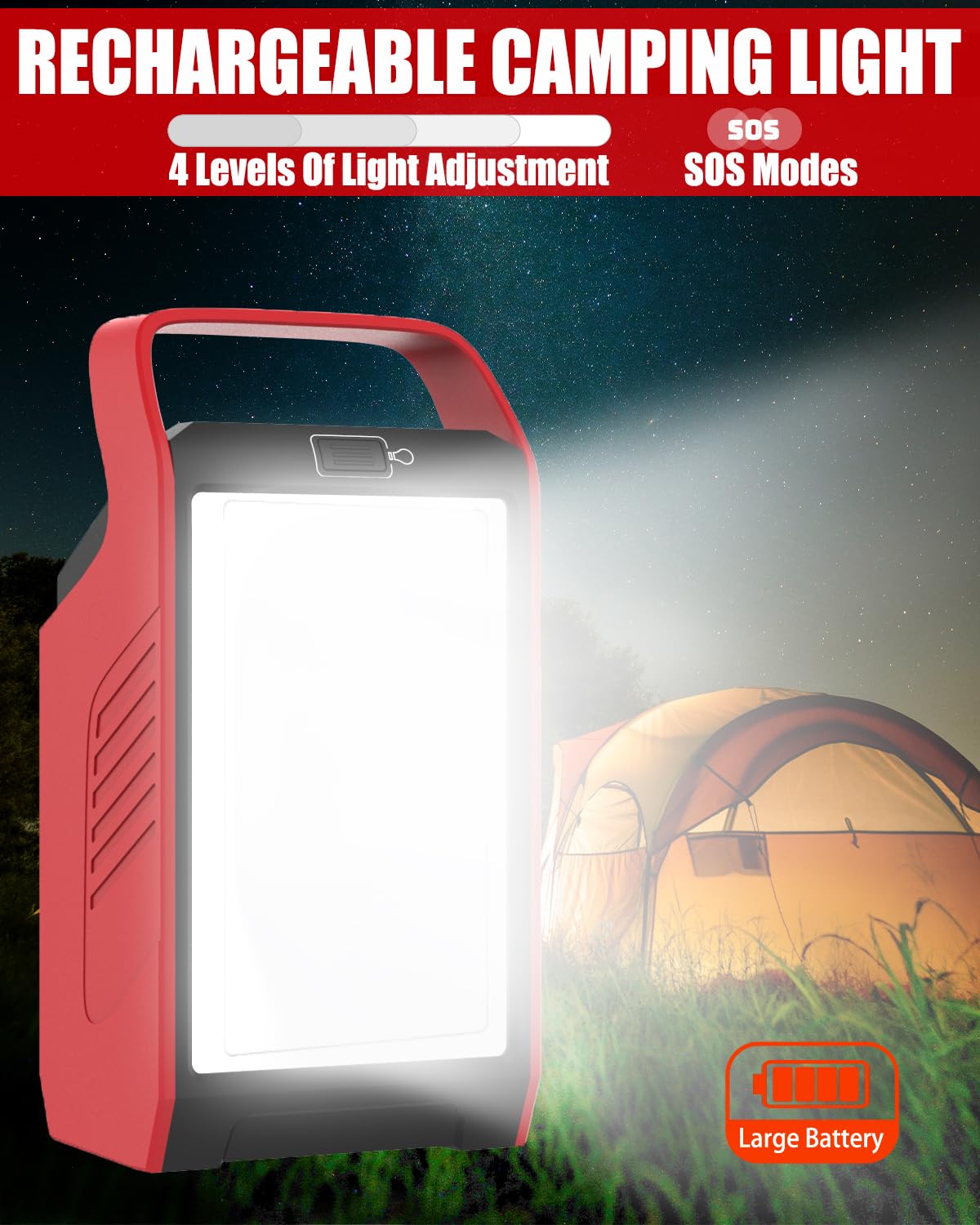 Takki 120W Peak Solar Generator Portable Power Station with Panels 21W Included, 99Wh Solar Power Bank Charger AC Outlet for Camping Emergency Outdoor Tent — view 7