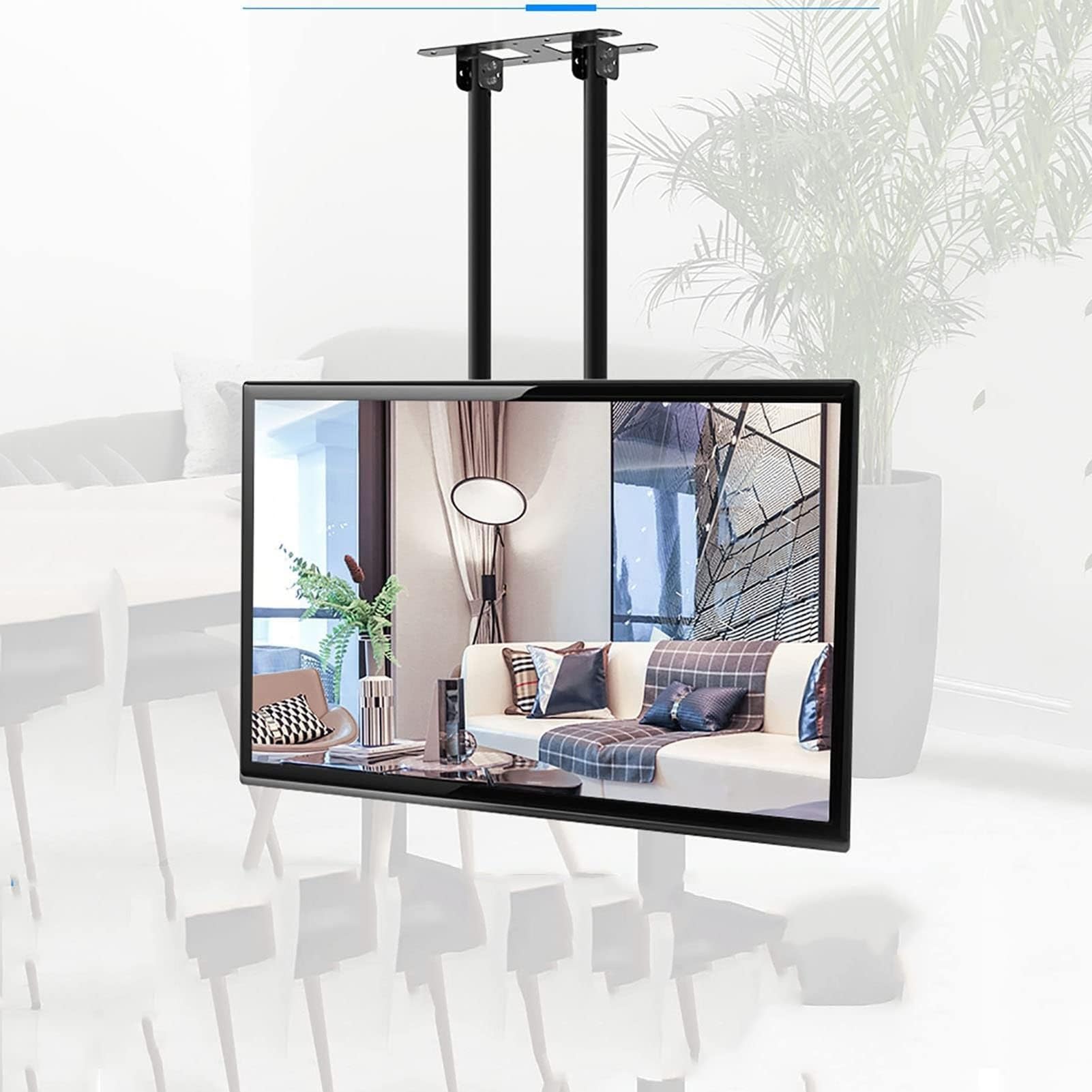 Support TV suspendu réglable inclinaison VESA 900x400 pour écran 55-100