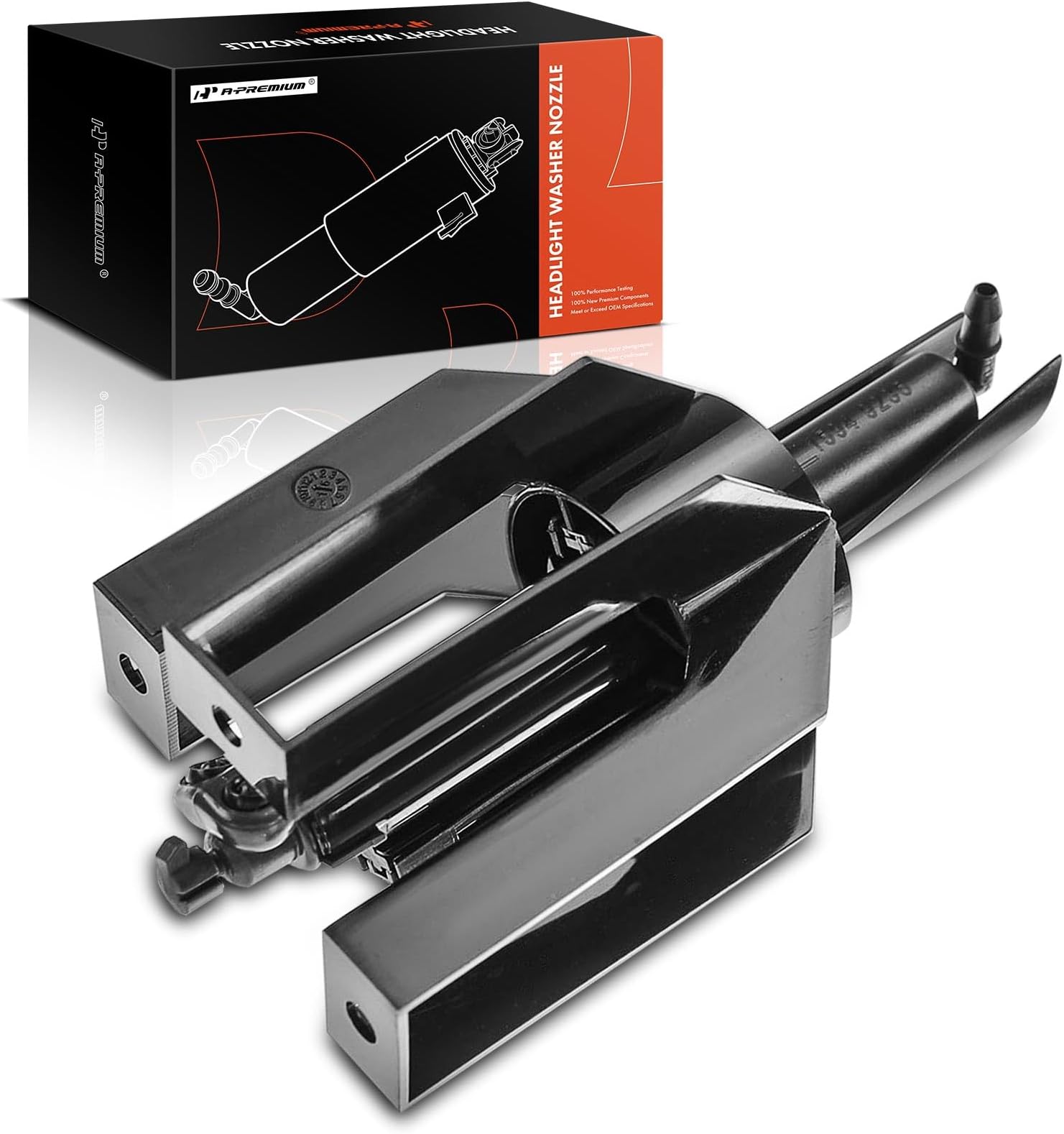 A-Premium Headlight Washer Nozzle Replacement for Cadillac SRX 2010-2016 Front Driver Side